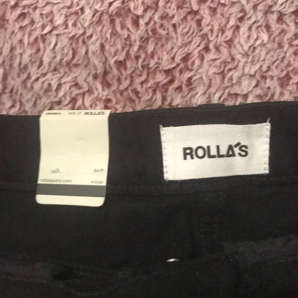 Rollas High Waisted Jean Shorts - Picture 4 of 5